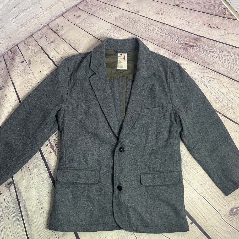 Relwen Gray Marled Sweater Blazer